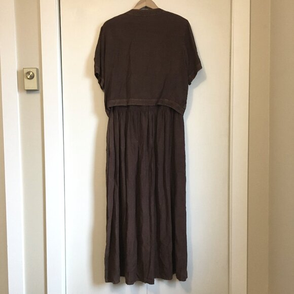 Vintage 90s Jessica Two Piece Maxi Bohemian Dress and Jacket - Picture 2 of 13